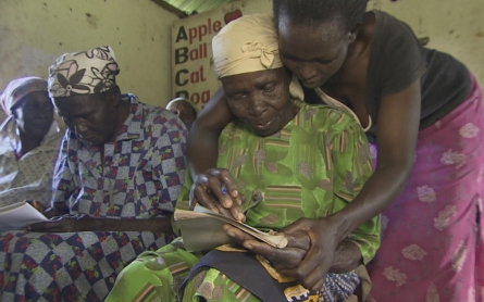 Grandmothers head to the classroom to provide for their grandchildren